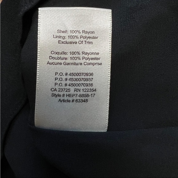 ARITZIA WILFRED 90s Sleeveless Floral Lace Trim V-Neck Babydoll Slip Dress S - Picture 3 of 3